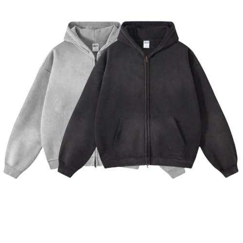 Men's Vintage Acid Wash Hoodie