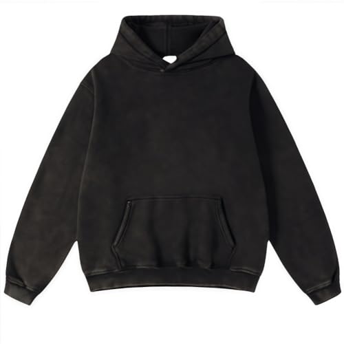 Men's Vintage Acid Wash Hoodie