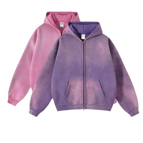 Men's Vintage Acid Wash Hoodie
