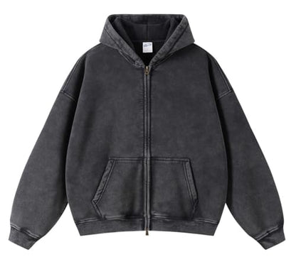 Men's Vintage Acid Wash Hoodie