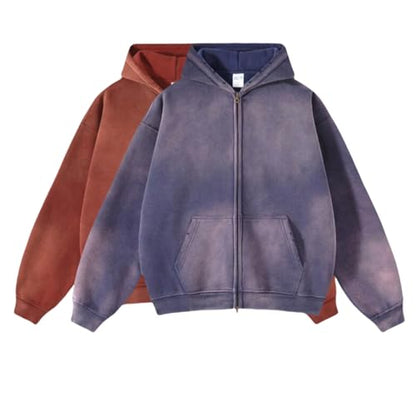 Men's Vintage Acid Wash Hoodie
