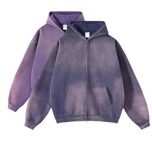 Men's Vintage Acid Wash Hoodie