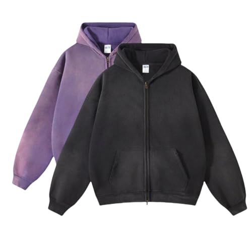 Men's Vintage Acid Wash Hoodie