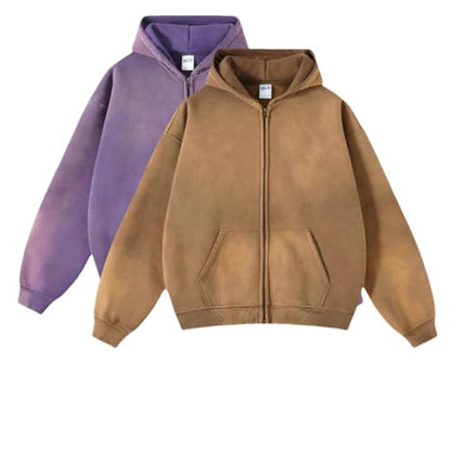 Men's Vintage Acid Wash Hoodie