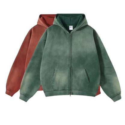 Men's Vintage Acid Wash Hoodie