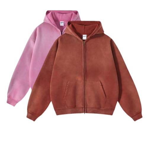 Men's Vintage Acid Wash Hoodie