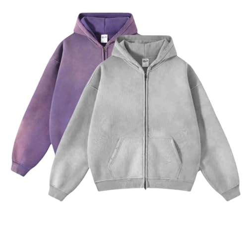 Men's Vintage Acid Wash Hoodie