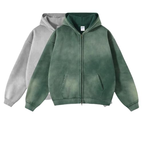 Men's Vintage Acid Wash Hoodie