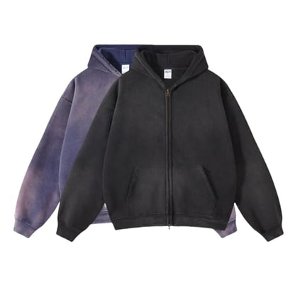 Men's Vintage Acid Wash Hoodie