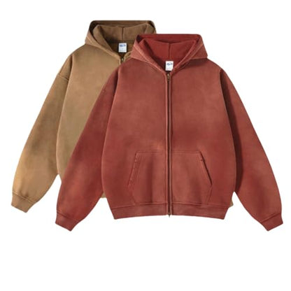 Men's Vintage Acid Wash Hoodie
