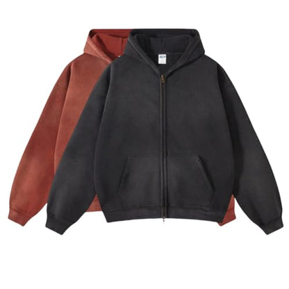 Men's Vintage Acid Wash Hoodie