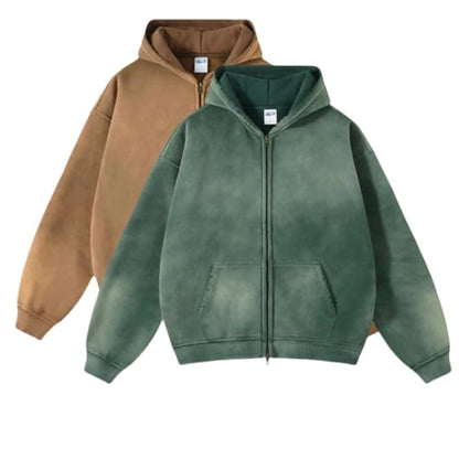 Men's Vintage Acid Wash Hoodie