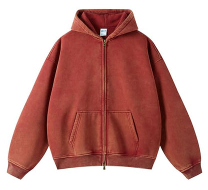 Men's Vintage Acid Wash Hoodie