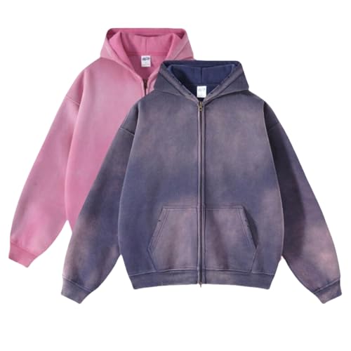 Men's Vintage Acid Wash Hoodie