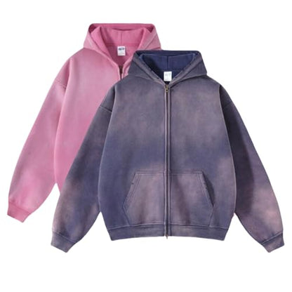Men's Vintage Acid Wash Hoodie