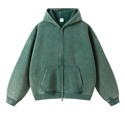 Men's Vintage Acid Wash Hoodie