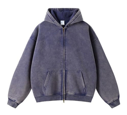 Men's Vintage Acid Wash Hoodie