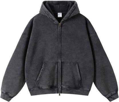 Men's Vintage Acid Wash Hoodie
