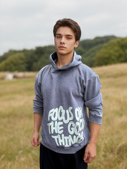 OATSBAS Men's Y2K Letter Print Hoodie Acid Wash Oversize Vintage Hoodies Hip-Hop Baggy Gothic Pullover Sweatshirt